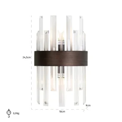 Richmond Wandlamp Avan Bronze