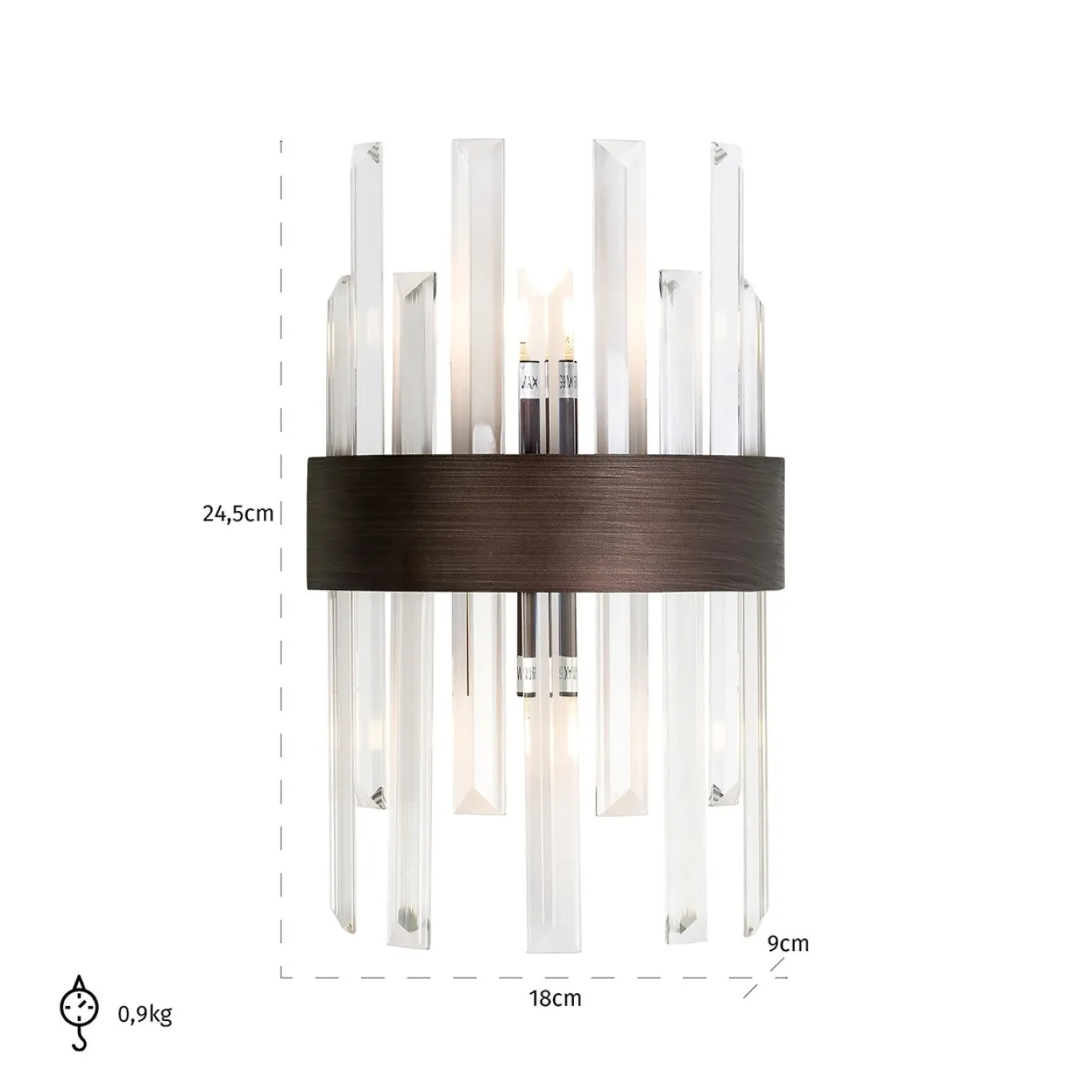 Richmond Wandlamp Avan Bronze