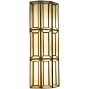 Richmond Wandlamp Opal Brass Antique