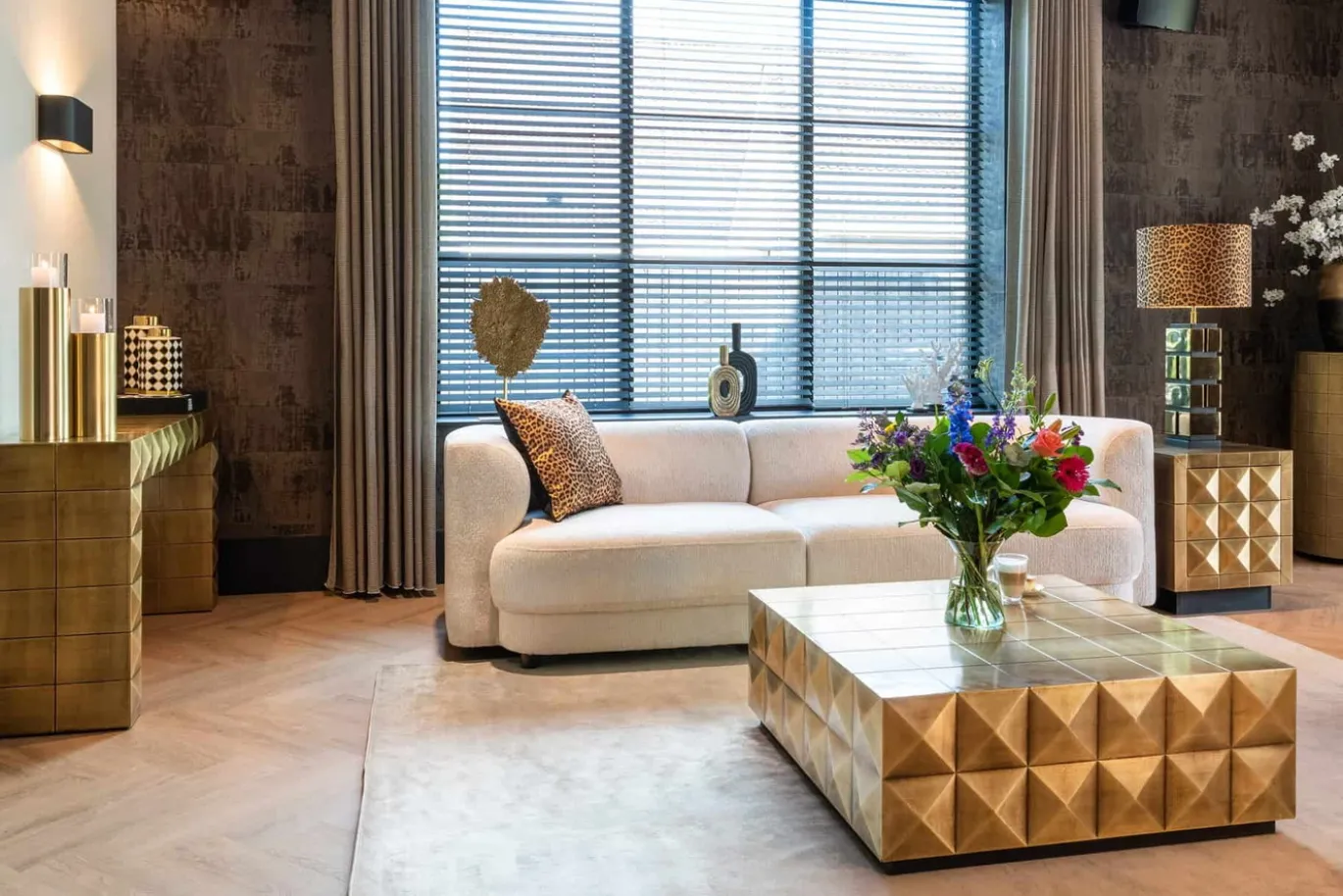 Richmond Wandtafel Collada Brushed Goud