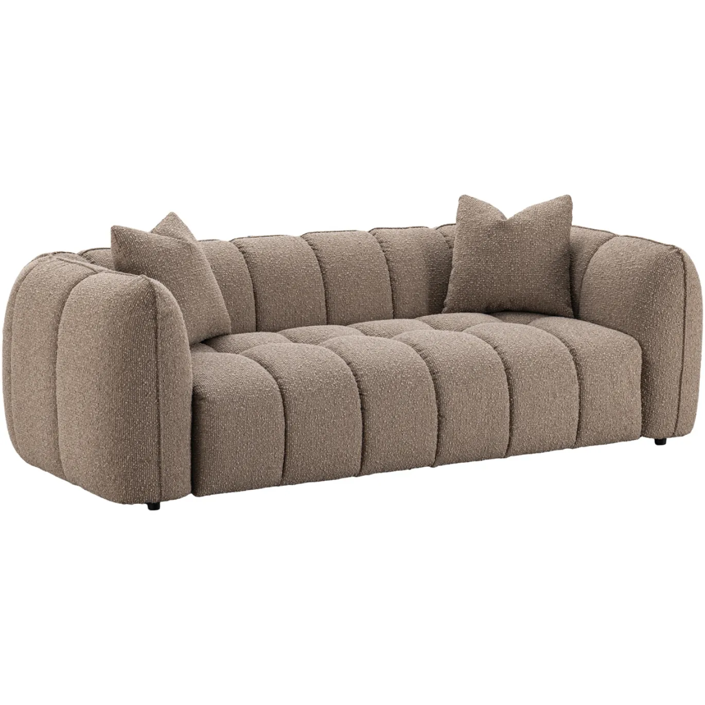 Richmond 3-zitsbank Hogan Mocca Chunky Fire Retardant