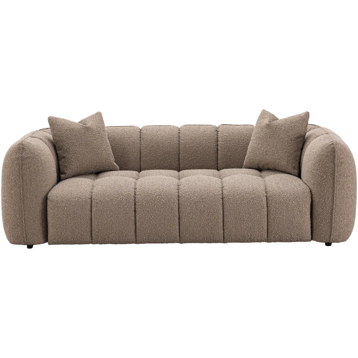 Richmond 3-zitsbank Hogan Mocca Chunky Fire Retardant