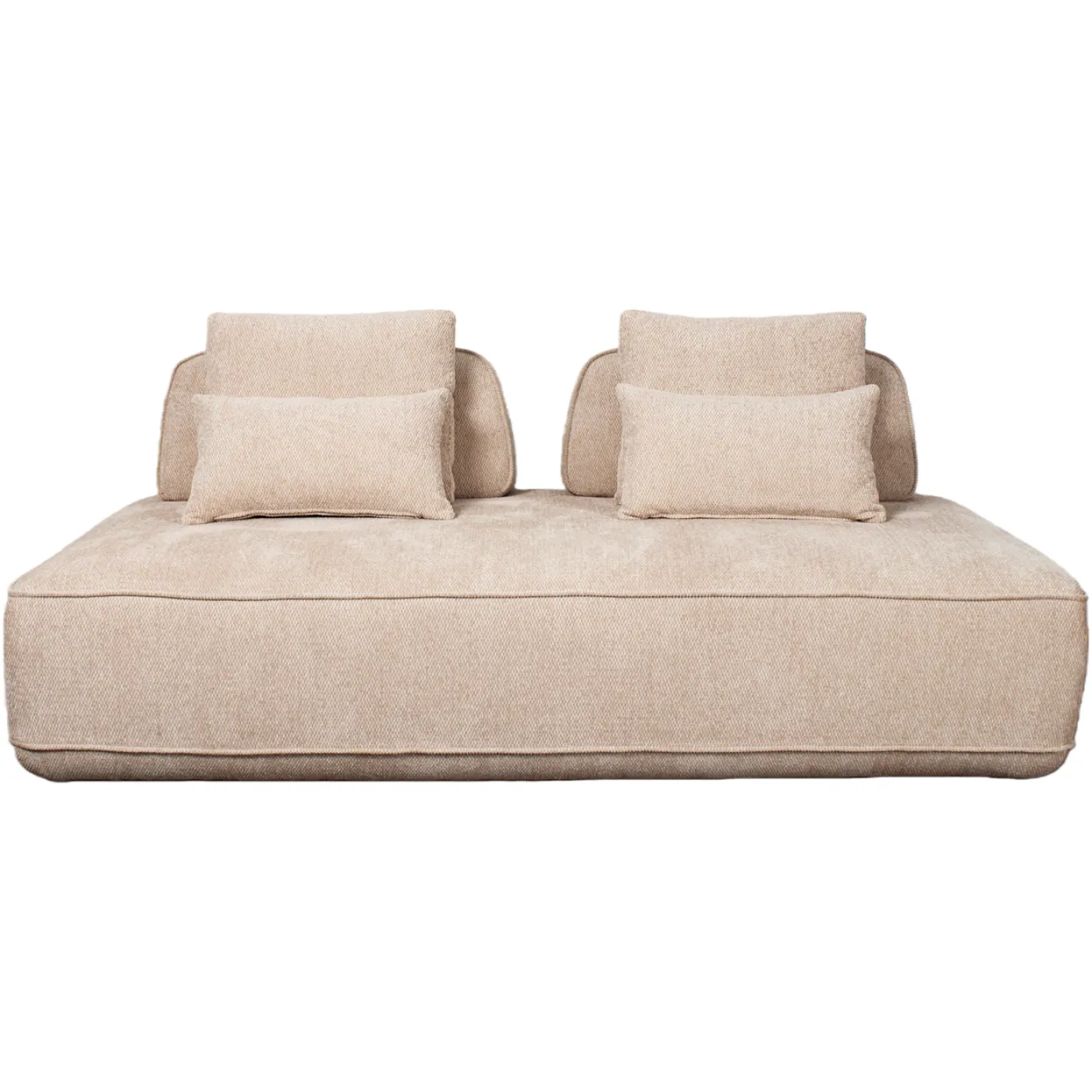 Richmond 2,5-Zitsbank Tudor Naturel Boldweave Verstelbare Rugleuning