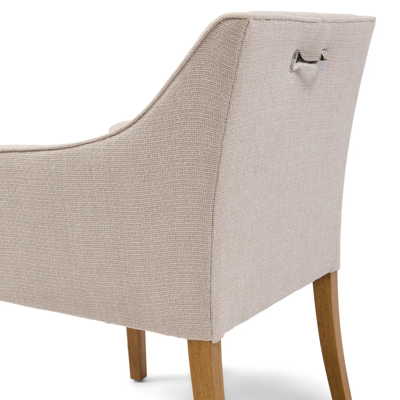 Rivièra Maison Armstoel Savile Row Chenille Glossy Flax