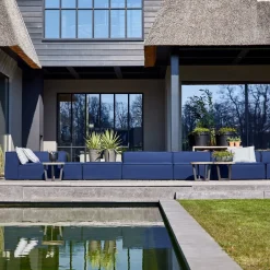 Rivièra Maison Bankelement Bellagio Outdoor Midden Blauw