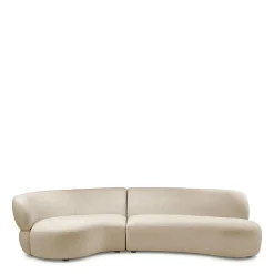 Rivièra Maison Bankelement San Remo Arm Links 2,5-zits Beige