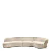 Rivièra Maison Bankelement San Remo Arm Rechts 3,5-zits Beige