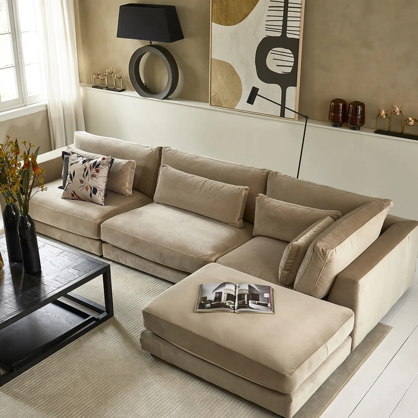 Rivièra Maison Bankelement Stephen Midden Taupe