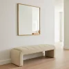 Rivièra Maison Bankje Brera Bouclé Naturel Grijs
