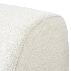 Rivièra Maison Bank San Remo 2,5-Zits Rechts Bouclé Wit