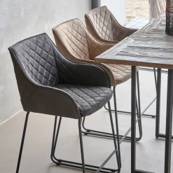 Rivièra Maison Barstoel Frisco Drive Pellini Camel
