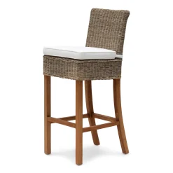 Rivièra Maison Barstoel Rustic Rattan Grijs