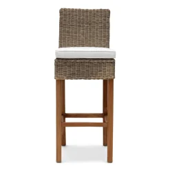 Rivièra Maison Barstoel Rustic Rattan Grijs