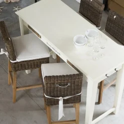 Rivièra Maison Barstoel Rustic Rattan Grijs