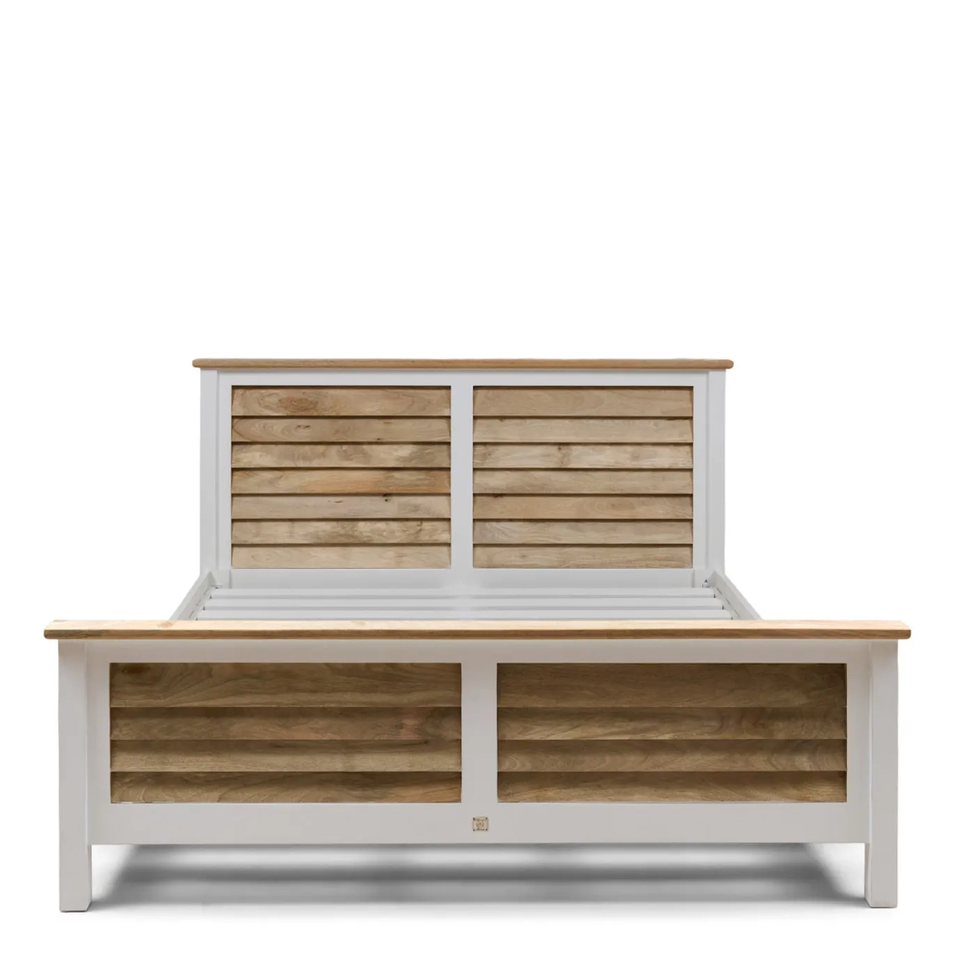 Rivièra Maison Bedframe Pacifica Wit/Naturel 180x200cm