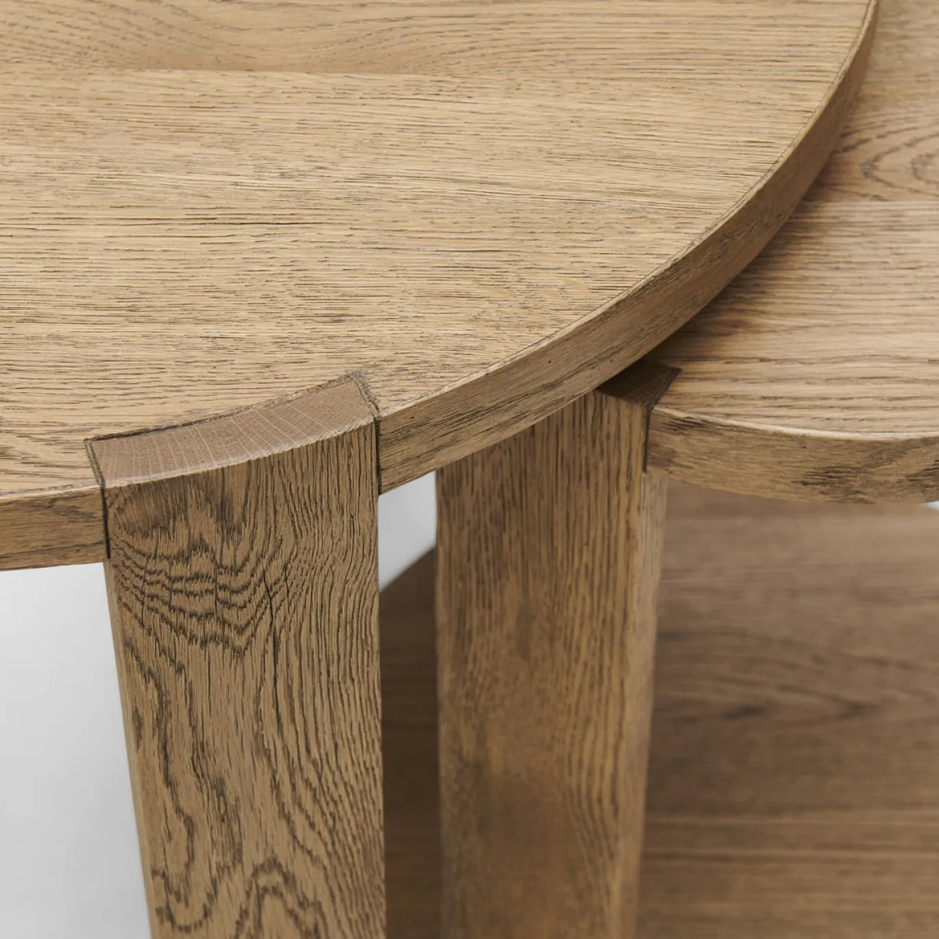 Rivièra Maison Bijzettafel Astoria Naturel Set van 2