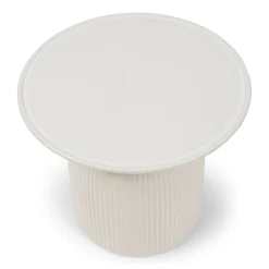 Rivièra Maison Bijzettafel Cascais Laag Wit