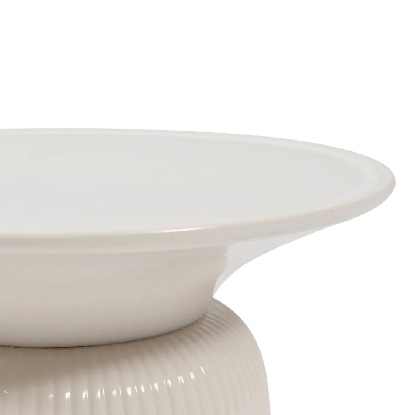 Rivièra Maison Bijzettafel Cascais Laag Wit