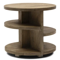 Rivièra Maison Bijzettafel Del Rey Eikenhout Ø60cm