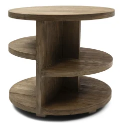Rivièra Maison Bijzettafel Del Rey Eikenhout Ø60cm
