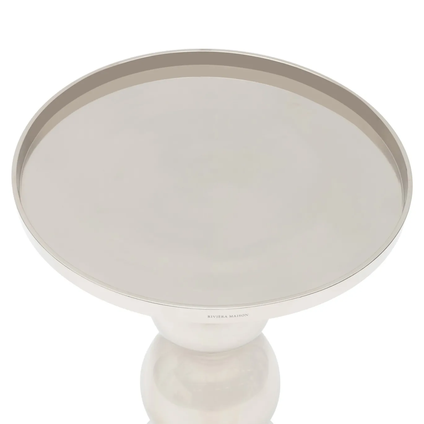 Rivièra Maison Bijzettafel Élysée Zilver Ø40cm