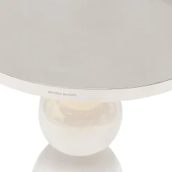 Rivièra Maison Bijzettafel Élysée Zilver Ø40cm