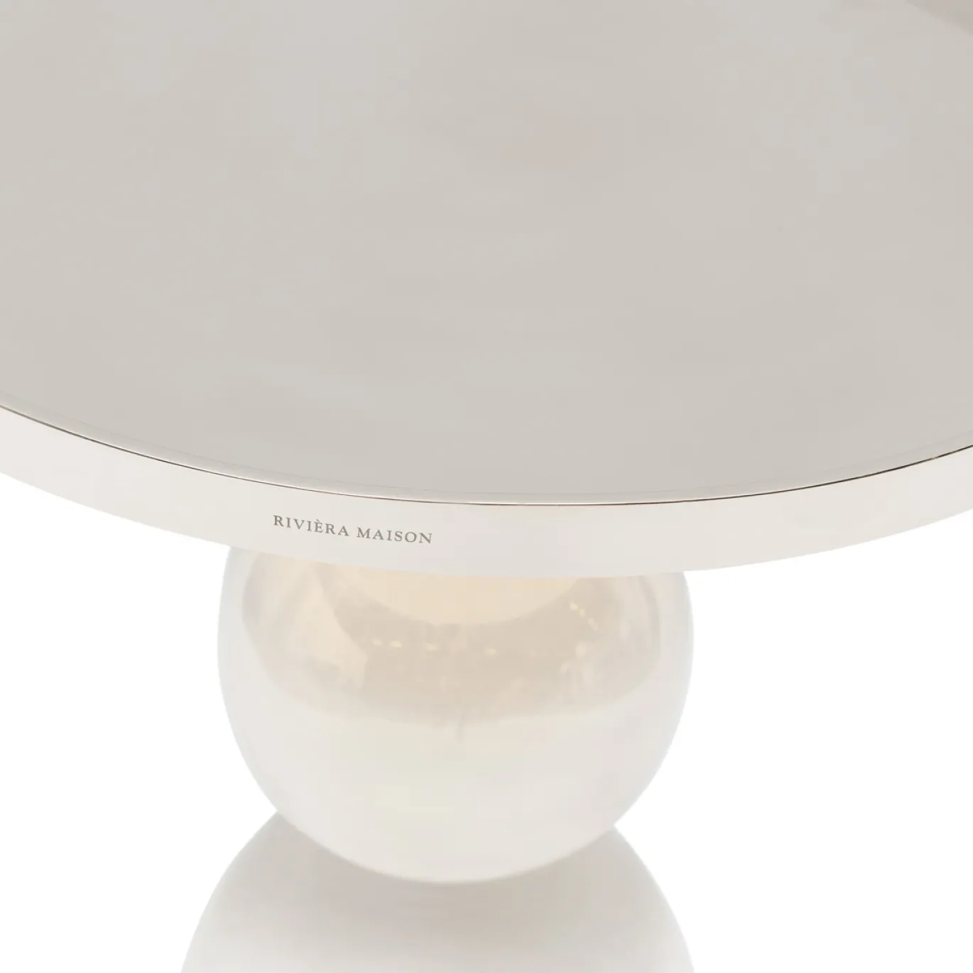 Rivièra Maison Bijzettafel Élysée Zilver Ø40cm