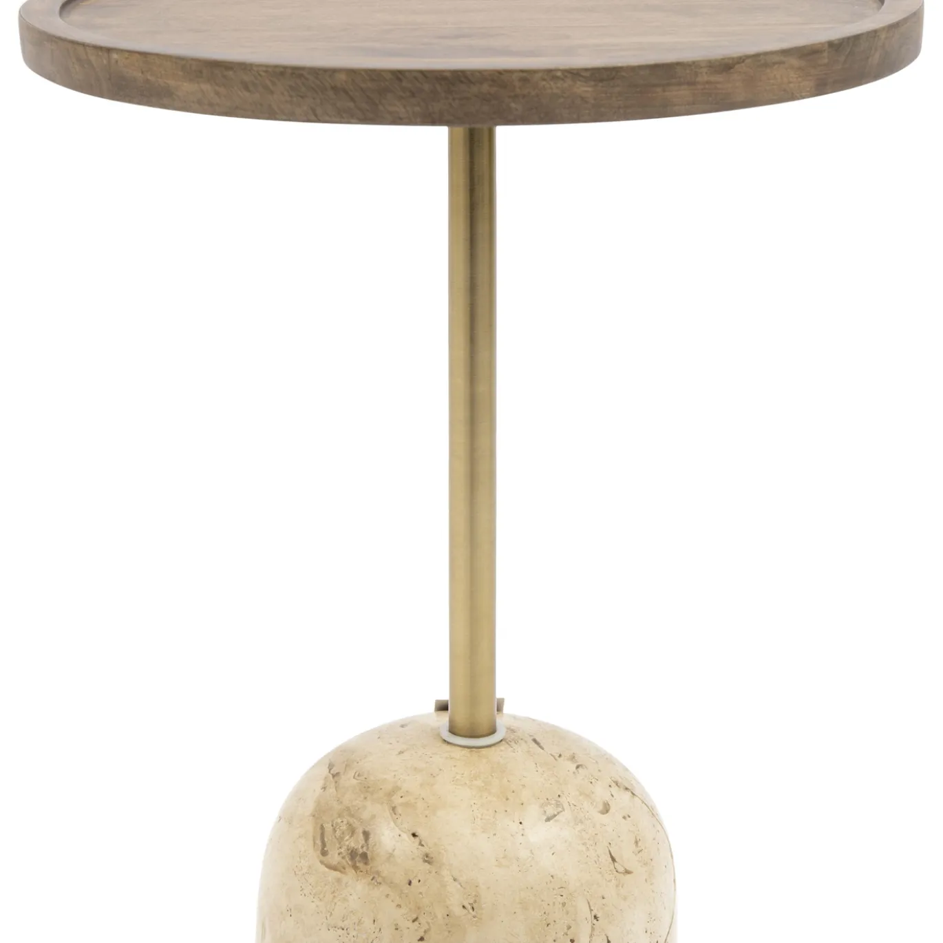 Rivièra Maison Bijzettafel Malibu Bruin Ø35cm