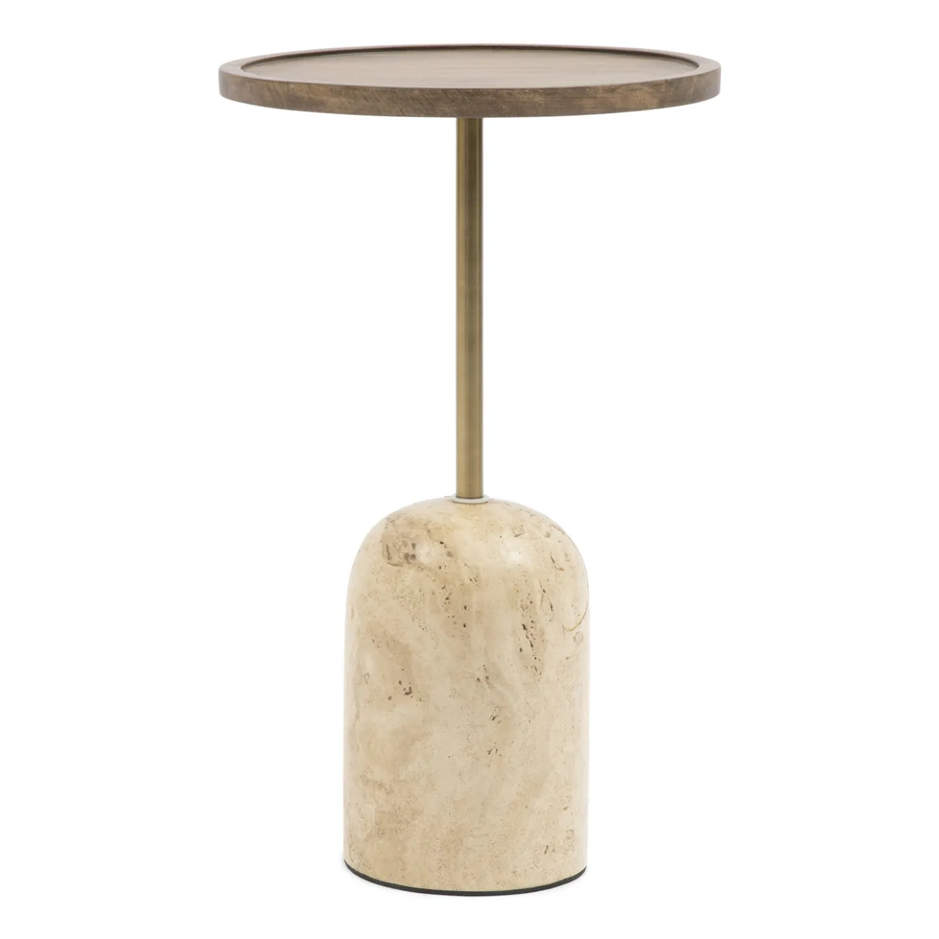 Rivièra Maison Bijzettafel Malibu Bruin Ø35cm