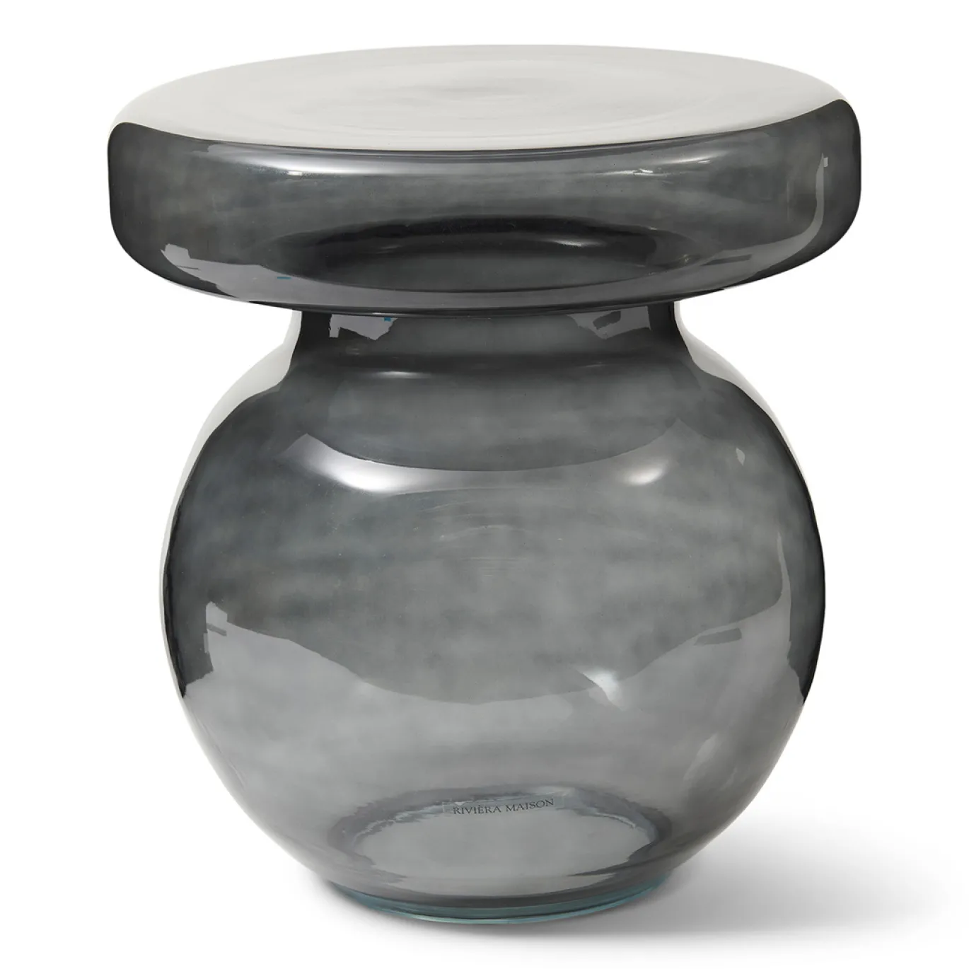 Rivièra Maison Bijzettafel Murano Glas Smoke