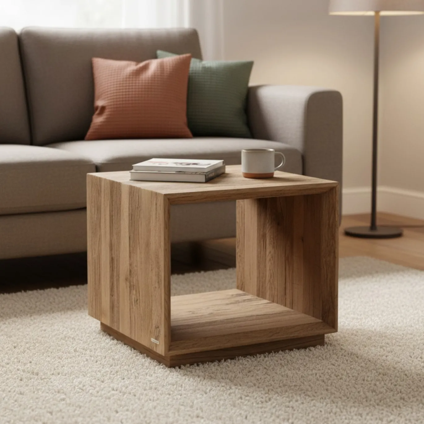 Rivièra Maison Bijzettafel Mukaab Bruin