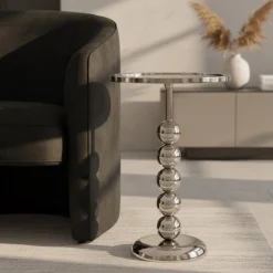 Rivièra Maison Bijzettafel Pena Palau Chrome