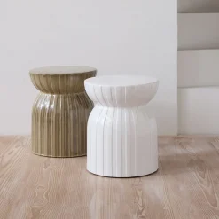 Rivièra Maison Bijzettafel Sintra Olijf Ø35cm