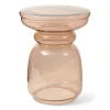 Rivièra Maison Bijzettafel Venice Glas Taupe