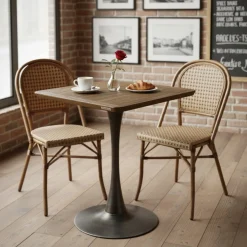Rivièra Maison Bistrotafel Montpellier Eikenhout 70x70cm