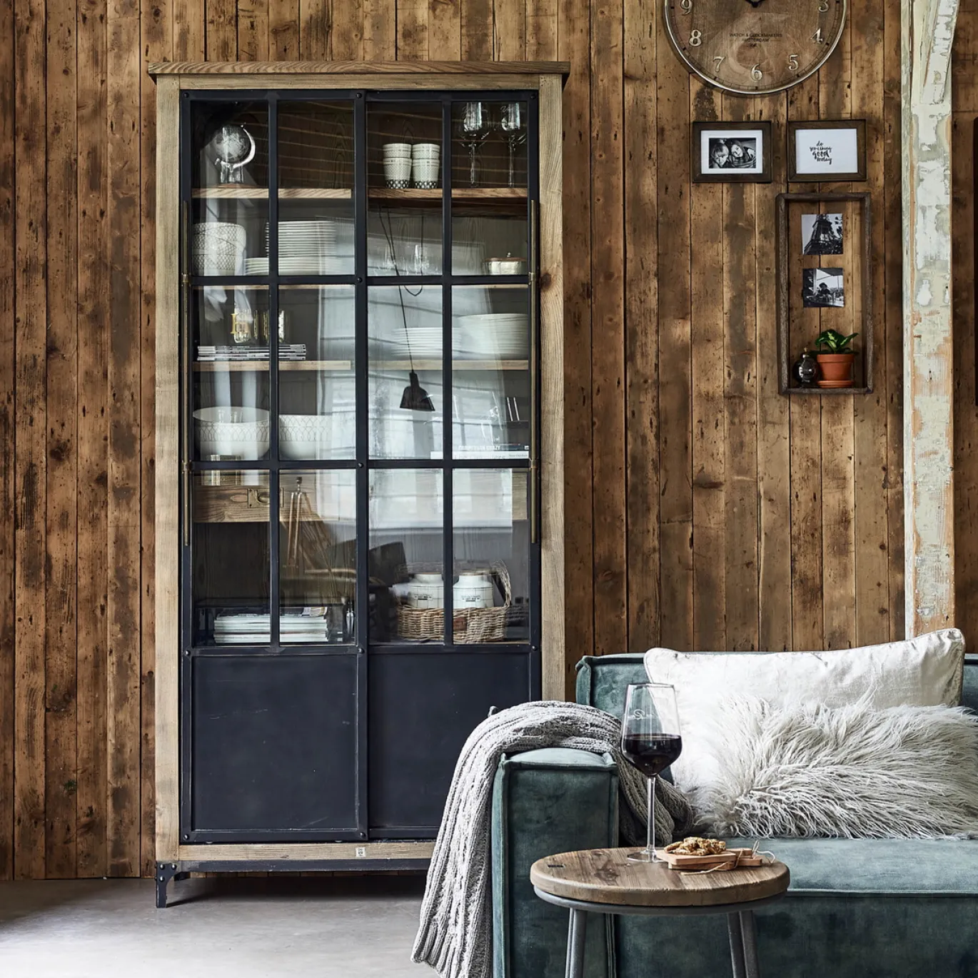 Rivièra Maison Buffetkast The Hoxton Bruin/Zwart Large
