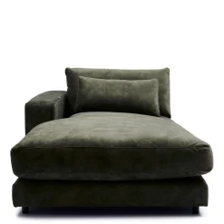 Rivièra Maison Chaise Longue Element Stephen Links Fluweel Groenblauw