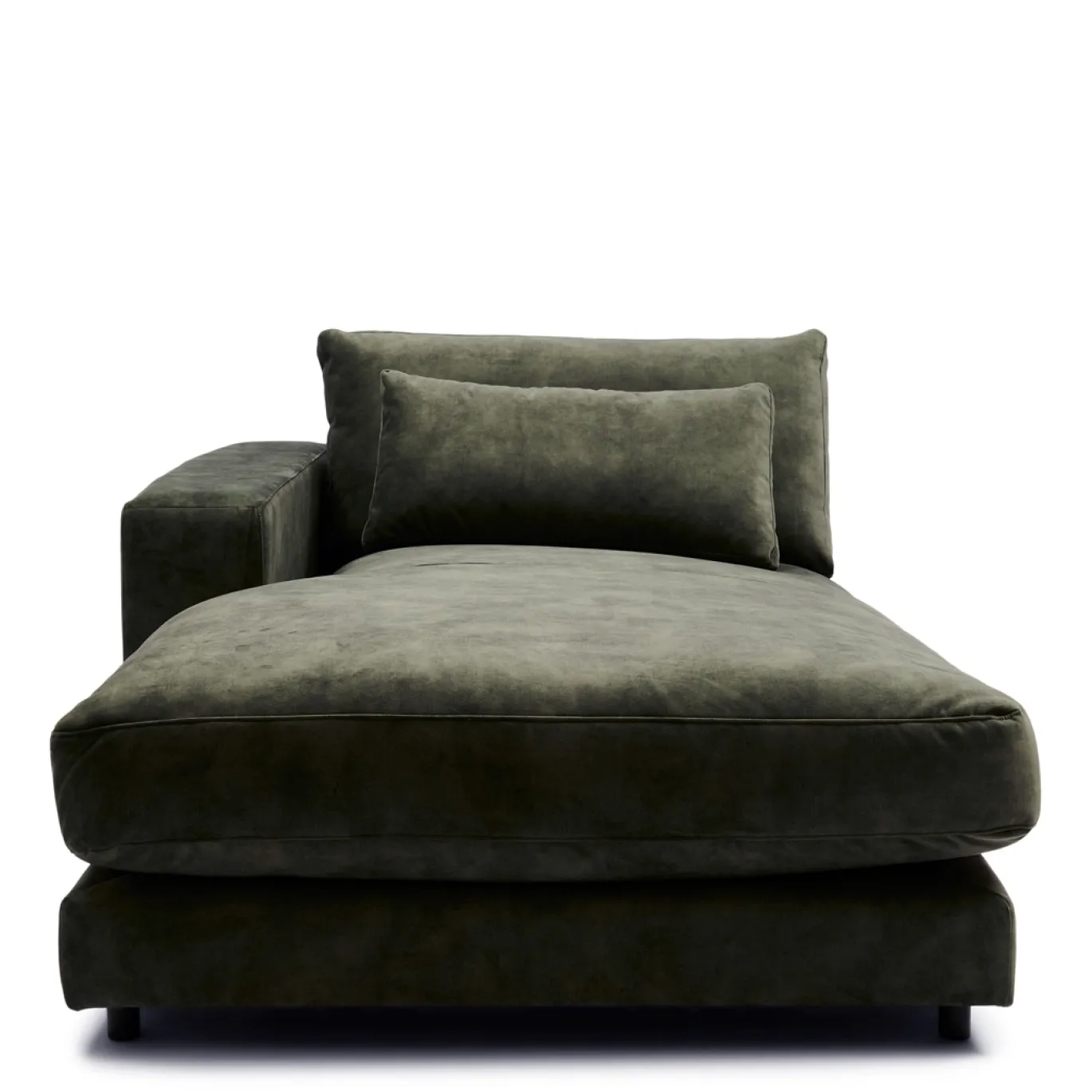 Rivièra Maison Chaise Longue Element Stephen Links Fluweel Groenblauw