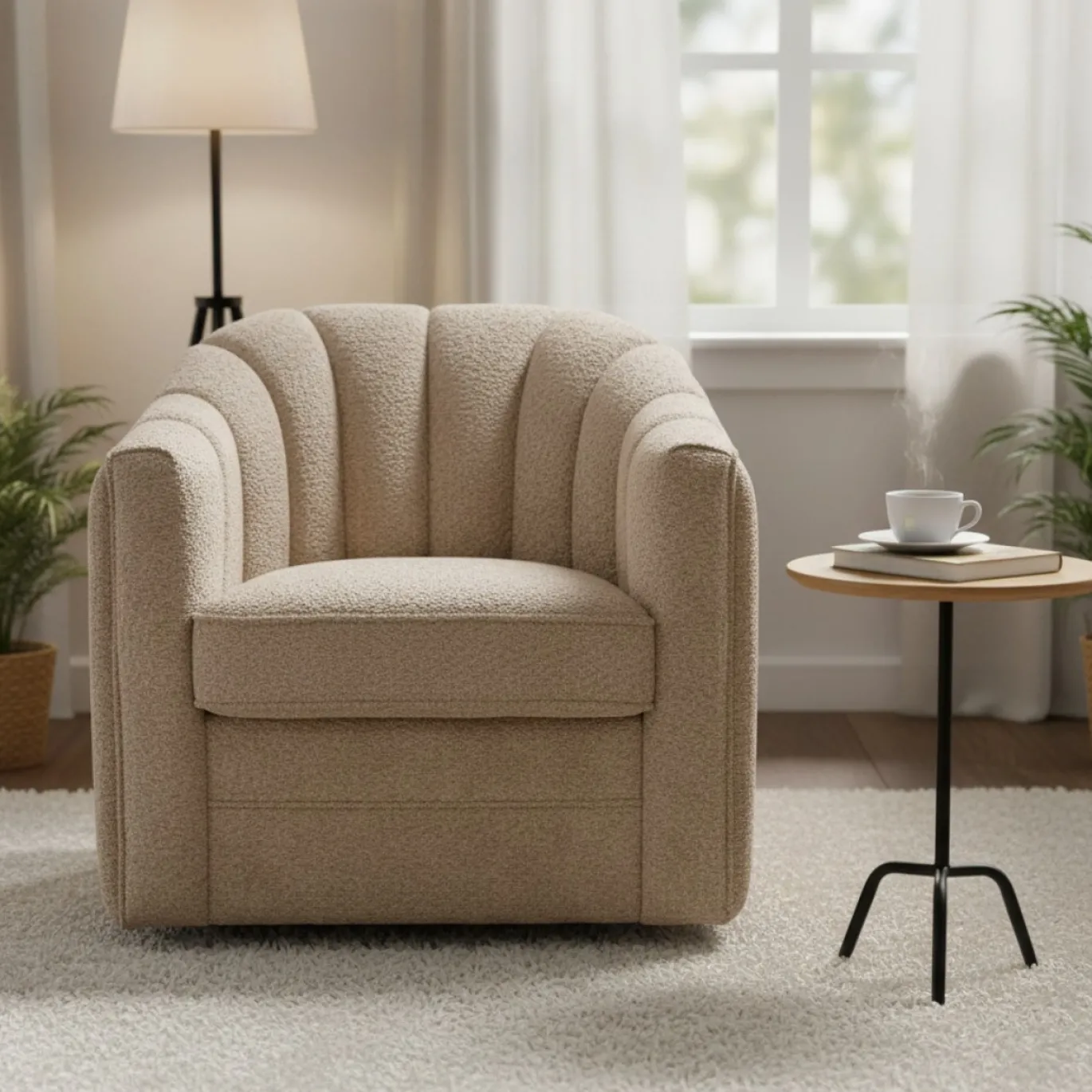 Rivièra Maison Draaifauteuil St. Lewis Beige