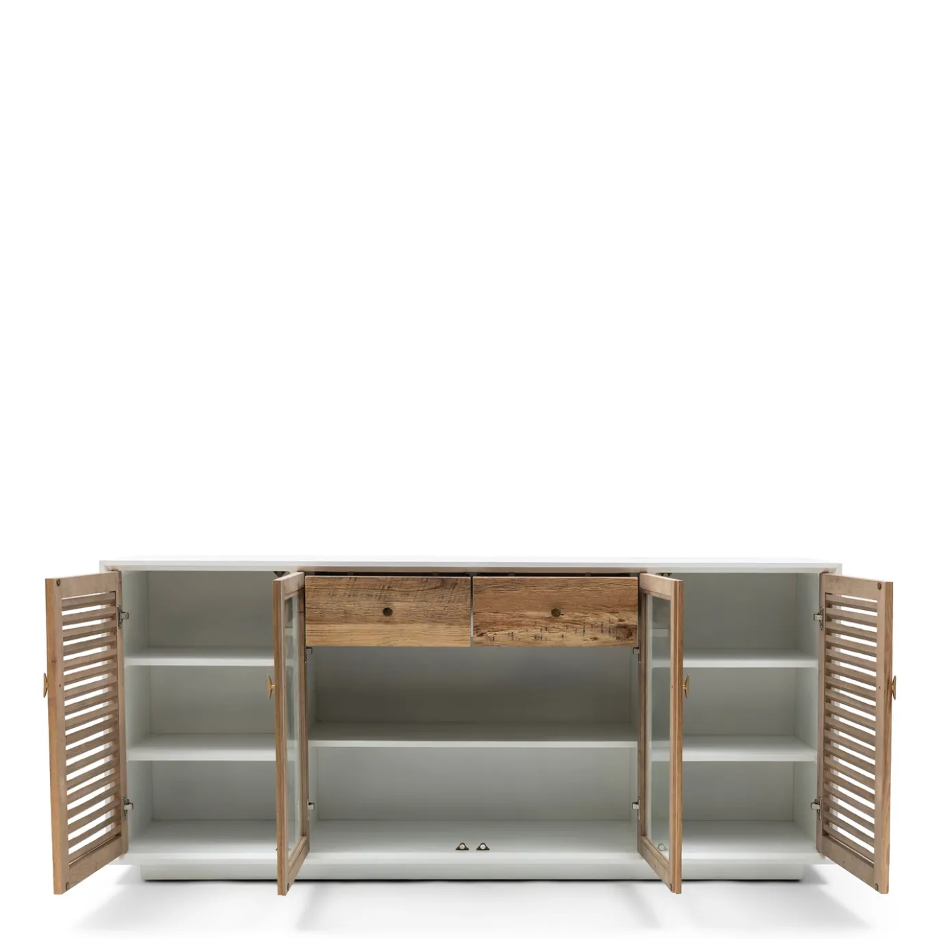 Rivièra Maison Dressoir Lake House Bruin/Wit 195cm