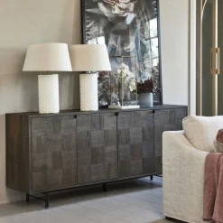 Rivièra Maison Dressoir Mac Arthur Park Walnoot 195cm
