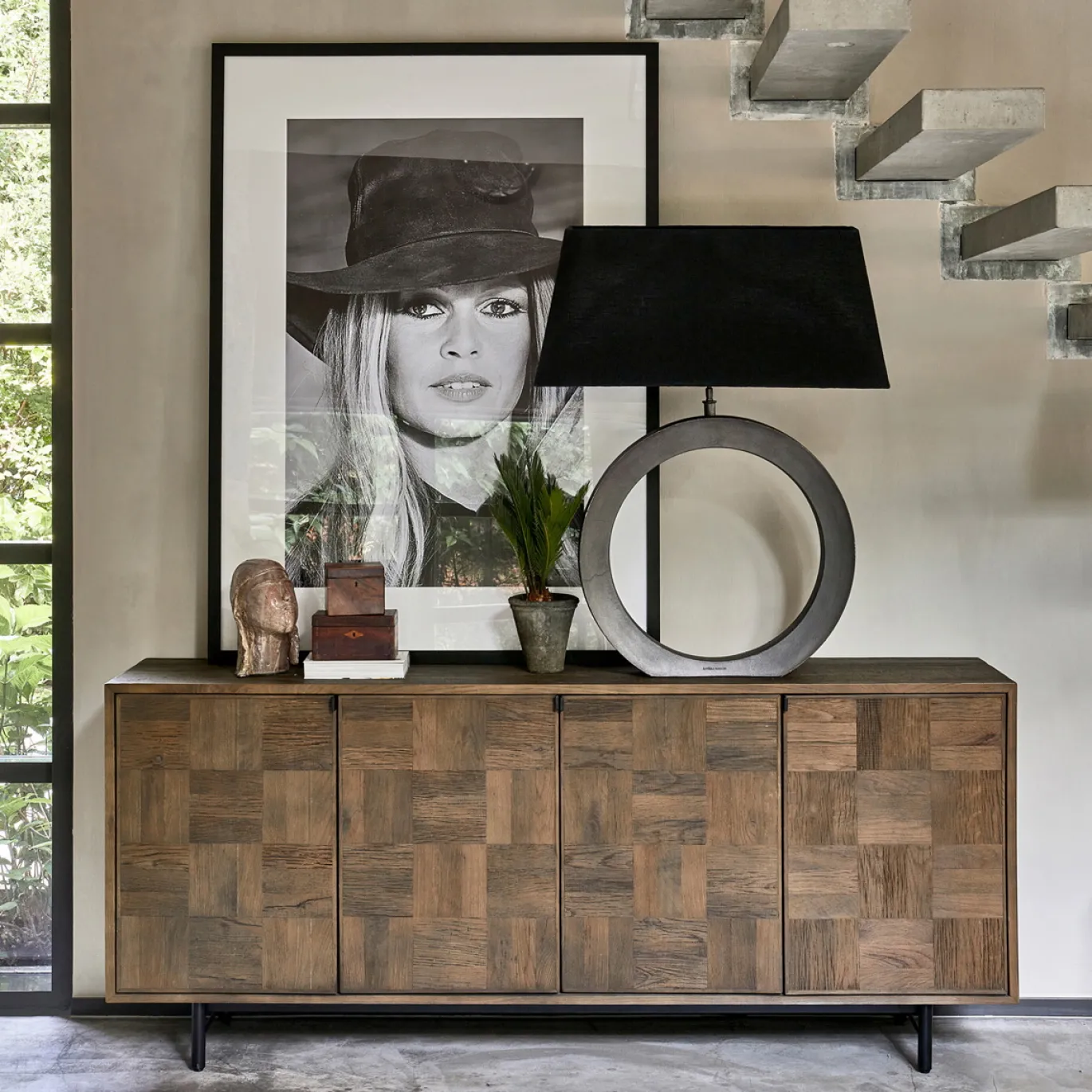 Rivièra Maison Dressoir Mac Arthur Park Walnoot 195cm