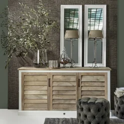 Rivièra Maison Dressoir Pacifica Naturel/Wit 180cm