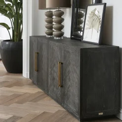 Rivièra Maison Dressoir 5th Avenue Zwart 230cm
