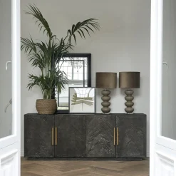 Rivièra Maison Dressoir 5th Avenue Zwart 230cm