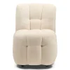 Rivièra Maison Eetkamerstoel Davos Met Wielen Soft Weave Off White
