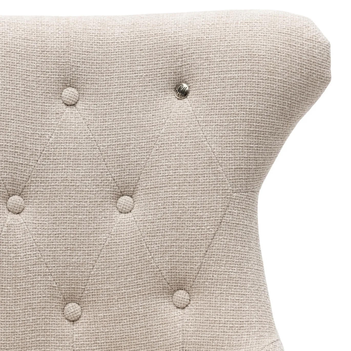 Rivièra Maison Eetkamerstoel George Chenille Glossy Flax