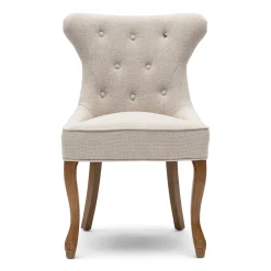 Rivièra Maison Eetkamerstoel George Chenille Glossy Flax