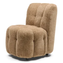Rivièra Maison Eetkamerstoel Davos Met Wielen Soft Weave Taupe