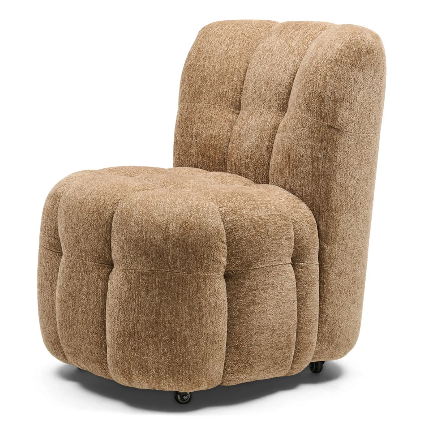Rivièra Maison Eetkamerstoel Davos Met Wielen Soft Weave Taupe
